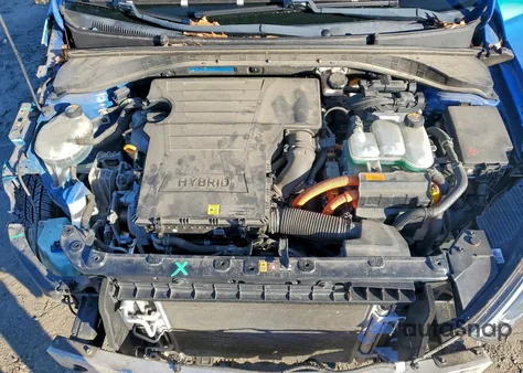 2017 Hyundai Ioniq Blue из США, поврежденный, VIN KMHC65LC7HU042079